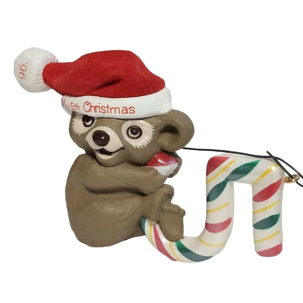 Hallmark Keepsake Ornament Child's Age Collection My 5th‎ Christmas Bear 1996